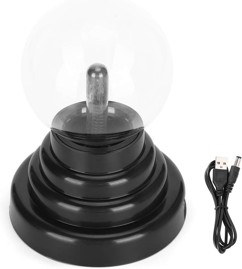 Respicefinem Plasma Light Ball Shape USB Night Lamp Ideal for Home Desktop Ornaments As Novelty Gift for Kids in Office Party and More