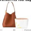 Handbag Organizer Insert for LV Low Key Hobo PM,Custom Fit Inside Premium Vanile Lightweight WaterResistant Purse Insert