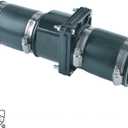 Hydro Master Plastic Sump Pump Check Valve with Stainless Steel Clamps 2 inch
