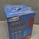 Shop Towels, 100 Sheets Microfiber Cleaning Cloth Commercial Grade Washcloths Lint-Free Bulk Shops Rags for Cars Mechanic Restaurant Garage Housekeeping, 11"x 9", Blue