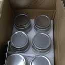 6 Pack 32 oz Mason Jars, Wide Mouth Mason Jars with Lids and Bands and 6 White Plastic Mason Jar Lids, Canning Jars for Overnight Oats, Food Storage, Dry Food, Snacks, Candies and More (Clear)