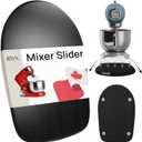 Ibyx Mixer Slider Mat for KitchenAid 4.5 Qt  Sliding Tray for Counter, Heavy Duty, Smooth Glide (Black)
