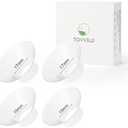 Pack of 2, TOVVILD 17 mm/19 mm Flange Insert 4PCS, Compatible with 24mm Flange Momcozy M9 M6 M5 S12 Pro S9 Pro V1 Pro V2 Pro, for Elvie Stride/Willow/Parru/Spectra Flange Inserts