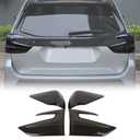 Car Taillight Cover Compatible with Subaru Forester Sport 2019-2024, Smoked Tail light Shell Trim Cover, Rear Tail lamp Decorative Protection Trim, 4Pcs, Not Fit for Subaru Forester Premium 2022+