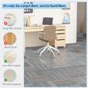 Tonaus Office Chair Mat for Carpet, 48"36" Carpet Chair Mat for Low Pile Carpets, 2.2mm Transparent