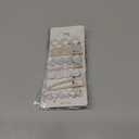 2 x 8PCS Pearl Hair Clips Set,Shiny Shell-Shaped Barrettes-Elegant Bridal Hair Accessories for Women&Girls,Wedding Gift(White)