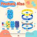 90 Pcs Autism Awareness Dog Tags Set Colorful Puzzle Pieces Motivational Autism Accessories with 30 Acrylic Dog Tags 30 Rubber Bracelet 30 Steel Chain for Gifts Men Women Party Supplies
