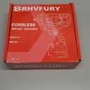 Srhvfuyr Cordless Impact Wrench 3/4 inch for Milwaukee 18V Battery, 1500FTLBS(2000N.m) High Torque Brushless Electric Impac Gun, With 3 Speed Modes Power Impact Driver(No Battery)