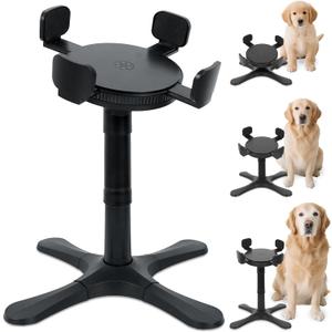 Adjustable Dog Bowl Stand Raised Bowl with 3 Heights Tilted Feeding Stand Elevated Stand for Dog Bowls Adjusts to 5.5",9.45",13.2" Non-Slip for Small Medium Large Dogs