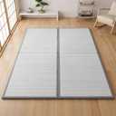 ZonLi Japanese Tatami Mat, Foldable Floor Sleeping Pad Futon Mattress, Queen