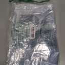 Clear Vinyl Zippered Blanket Storage Bags 15x18x5 Inch set of 5