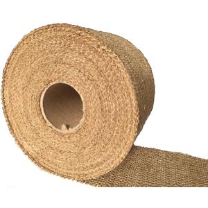 Burlapper Burlap 3.5" Burlap Fabric Ribbon Roll Food Grade/Odorless | 12 oz Jute | (3.5" x 10 Yards, Natural)