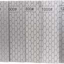 5 Pieces Diamond Sharpening Stone Set,Diamond Lapping Plate Coarse/Medium/Fine Grit Sharpener,400/600/800/1000/1200 Grit