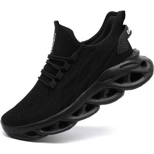Workout Shoes for Women - Slip-On Tennis & Running Sneakers Lightweight Breathable Non-Slip Gym Training Shoes Size: 9