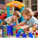 Acrylic Display Shelf Compatible with Little Tikes Story Dream Machine Books, Desktop Shelves for Dream Machine Books, Audio Games, Cartoon Characters (Shelf Only)