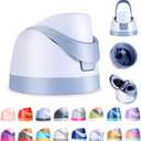 Ruzkq Replacement Lid for Owala Freesip, Compatible with Owala Cup 16oz 24oz 32oz 40oz, One Button Water Bottle Top Lid Replacement Accessory, Leakproof, BPA-Free, Light Blue