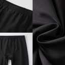 Onvous Swim Jammers for Men | Men's Athletic Swimwear Jammer | Mens Jammer for Swimming | Mens Swim Jammers Size 28-38 (Black)