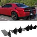 Rear Diffuser for Dodge Challenger 2008-2023 Shark Fin Style Splitter Diffuser Spoiler