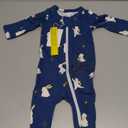 O2 BABY Baby Boys Girls Organic Cotton Zip-Front Sleeper Pajamas, Footed Sleep 'n Play Newborn