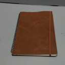 POPRUN 2026 Weekly Planner (A4-8.25'' x 11.75''), Quarter-Hourly Appointment Book (Jan. 2026 to Dec. 2026) with Monthly Tabs, Spiral Softcover, 2 Inner Pockets, Pen Holder - Brown