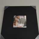 Photo Album Self Adhesive Scrapbook Album for 3x5 4x6 5x7 8x10 Pictures, 60 Pages Linen Cover with Display Window DIY Photo Book,Ideal Gifts for Family Travel Wedding Baby, Size: 13"x12.5" 