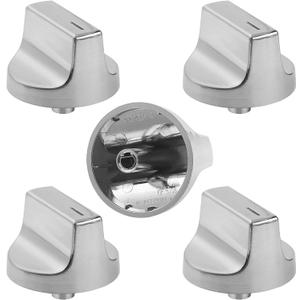 5 Pack W11366438 Stove Knobs Replacements Compatible with Whirlpool Gas Ranges WCG55US0HS00 WCG55US6HS00 WCG77US0HS00,Replace Part W10850010 W11084623 AP6888134 4929319 PS12723935
