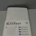 INOVADAY 100% Blackout Curtains for Bedroom, Black Out Curtains 84 Inch Long, Clip Rings Linen Blackout Drapes, Thermal Insulated Room Darkening for Living Room, 2 Panels  Beige,W50xL84