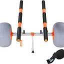 VEVOR Heavy Duty Kayak Cart, 350lbs Load Capacity, Detachable Canoe Trolley with 13'' Beach Wheels, Adjustable Carrier Width & Nonslip Support Foot, for Kayaks Canoes Paddleboards Float Mats Jon Boats