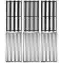 463242516 Grill Grates Emitter Plates for Charbroil Tru Infrared Grill Replacement Parts 463367016 463242515 Commercial 3 Burner Grill Replacement Grates G466-0025-W1A G466-2400-W1 G474-0017-W1 Panel