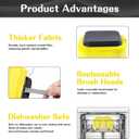 Grill Brush Bristle Free Grill Brush with 2 Replaceable Heat-Resistant Heads & Steel Scraper  BBQ Cleaner Brush for Cast Iron/Stainless Grates, Safe Steam-Powered Outdoor Grill Tool