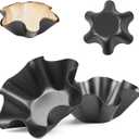 RUVINCE taco bowl shell maker: Nonstick 4-Pack Tortilla Bowl Maker - Craft Perfect Taco Bowls & Salad Shells for Home Cooking & Entertaining (6.5)