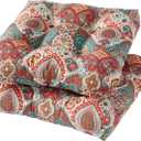Greendale Home Fashions Square Outdoor Dining Seat Cushion (Set of 2), Painted Desert 2 Count