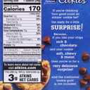 Atkins Chocolate Chip Protein Cookie, Protein Dessert, Rich in Fiber, 3g Net Carb, 1g Sugar, Keto Friendly, 4 Count (EXP 07/16/26)