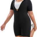 Sauna Suit for Women Jumpsuit Waist Trainers Belly Fat Workout Sweat Suit Full Body (XX-Large)