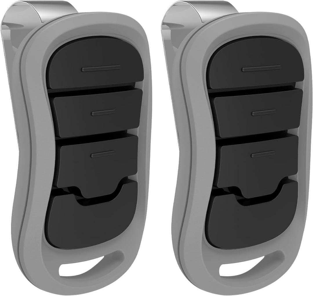 2 for Genie Intellicode Garage Door Opener Remote G3T-BX G3T-R, for All Genie Intellicode and Overhead Door CodeDodger Garage Door Openers, 3-Button, Keychain/Visor (1997 to Present)