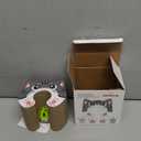 Upgraded-Magnetic Magic Organ Cardboard Cat Scratcher Toy with 2 Balls for Mental Physical Exercise, Multi-Shape Interactive Cardboard Cat Toy for Indoor Cats Flip with Fun, Brown/Gray,M, 1PCS (M - Kittens Prefer (1 Pack))