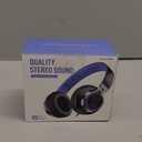 AILIHEN C8 Kids Headphones Wired, On-Ear Headphones with Microphone and Volume Control Foldable Corded Stereo 3.5mm Headset for School Teens Smartphones Chromebook Laptop Tablets Travel (Black Blue)