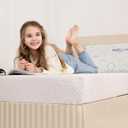 MLILY Twin Mattress in a Box, 5 inch Mattresses Made in USA for Kids Bed Single Size Daybed Individual Bunk, Memory Foam Medium Firm,