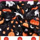 Toddler Boy Clothes 1-5T Boys Christmas Halloween Outfits Hoodies+Pants Toddlers Sweatsuits (18-24 Months, Print on Black)