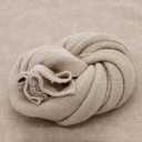 Zeroest Newborn Photography Wrap - Newborn Photoshoot Props for Boys & Girls - Stretch Knit Blanket for Baby Photo Prop (Tan, Small)