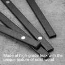 FALAMON Magnetic Poster Hanger Frame, 30x36 30x40 30x20 Teak Wood Magnet Poster Frame for Posters, Prints, Photos, Pictures, Maps, Scrolls, and Canvas Artwork(Black, 30"), 30L" x 0.7W"