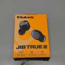 Skullcandy Jib True 2 Wireless Earbuds, Bluetooth Headphones, Up to 33 Hours Battery with Charging Case, Noise Isolating Fit, Sweat and Water Resistant, Microphone for iPhone Android - True Black