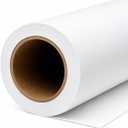 Seamless Paper Background for Photography Photo Studio Backdrop Roll (53" x16.4', Arctic White)