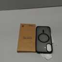 SUPFINE Magnetic for iPhone 17 Case (Compatible with MagSafe)(Military Grade Drop Protection) Translucent Matte Shockproof with Anti-Fingerprint Phone Cover,Black