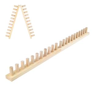 QWM Chunky Blankets Loom Knitting Looms Long Installation Free and Adjustable Foldable Portable Extra Loom Large 38,48,60, 72,84,96 Inch (38inch)