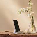 Concrete Phone Stand, Desktop Phone Stand, Multifunctional Stand, Compatible with iPhone 16/15/14/13/12 Smartphones (White)