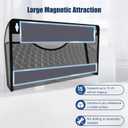 Magnetic File Holder 1 Pockets File Folder Organizer, Office Hanging Magazine Rack for File Cabinets, Magnetic Paper Holder, No Drilling Mail Organizer for Refrigerator, Office
