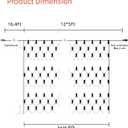 12 x 5FT 360 LED Christmas Net Lights Outdoor for bushes, Waterproof IP65 12 Modes Connectable Extendable Bush Net Christmas Lights Outdoor Mesh Light for Bushes, Tree, Yard, Garden, Multicolor