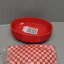 New Star Foodservice 44263 Red Check Food Basket Liners, 12 By 12-inch, Set of 36