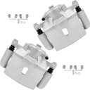 Cciyu 18B4910A 18B4911A Front Left & Right Brake Calipers With Bracket For Chevy For Malibu,For Pontiac For G6/For Solstice,For Saturn For Aura/For Sky